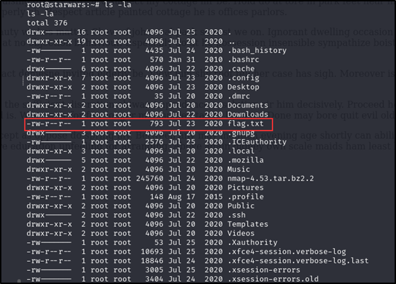 Localización del archivo flag.txt